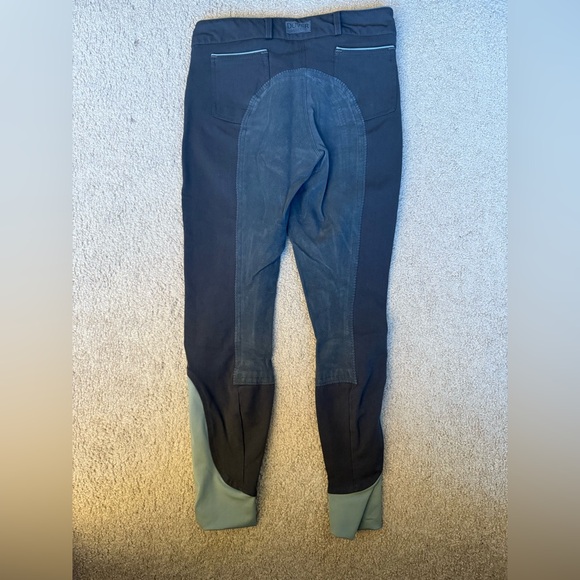 Women's Grey Full Seat Dover Saddlery Breeches - Picture 2 of 3
